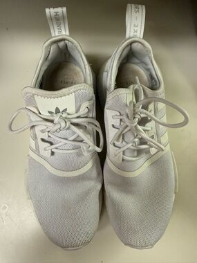Adidas NMD R1 Triple White Women’s 8 Boost Sneakers Running Shoes